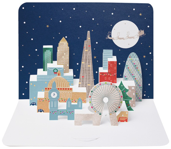 3D Christmas London Skyline by Form PPX08