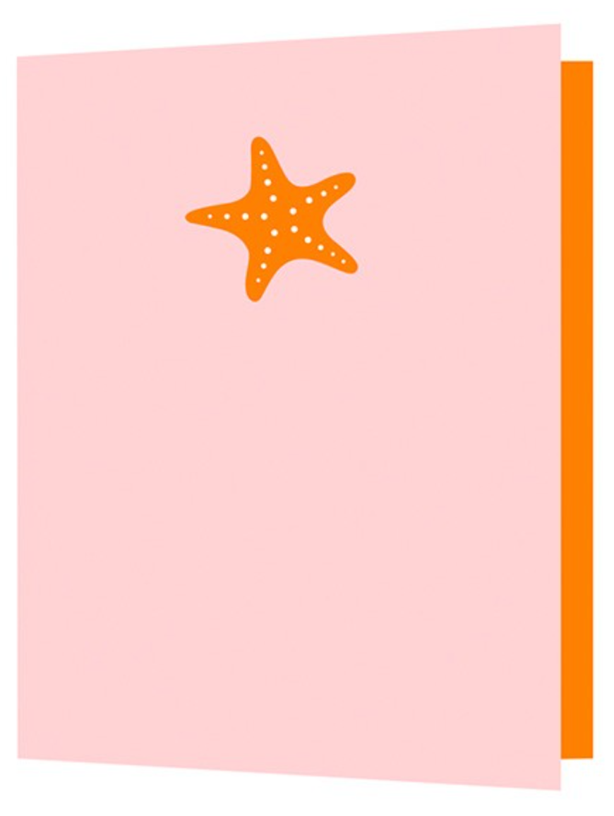 Starfish, Bright New Things Mini Card, BNT28
