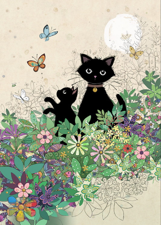 Garden Kitty by Jane Crowther H035