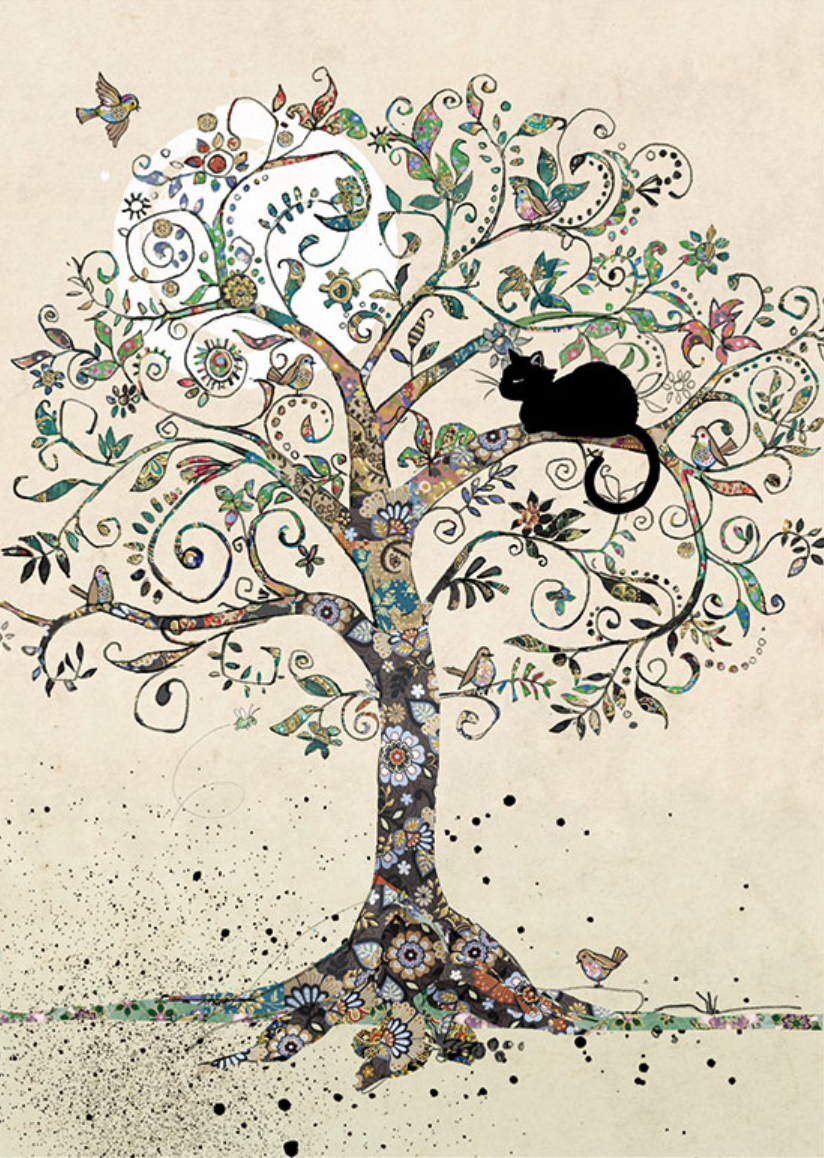 Cat in a Tree by Jane Crowther H021