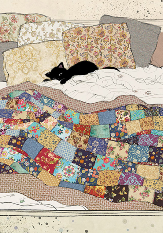 Bed Kitty by Jane Crowther H030