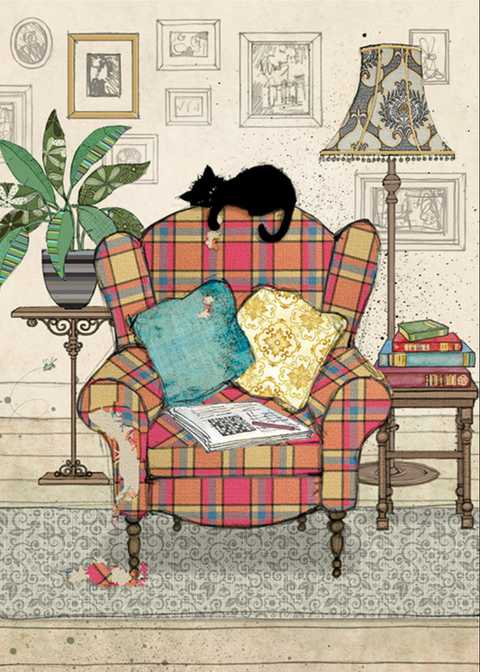 Chair Kitty by Jane Crowther H034