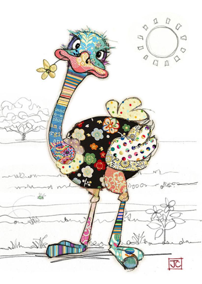 Ozzie Ostrich by Jane Crowther G012