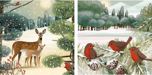 Christmas Scene Pack (Ten Cards) WAX44