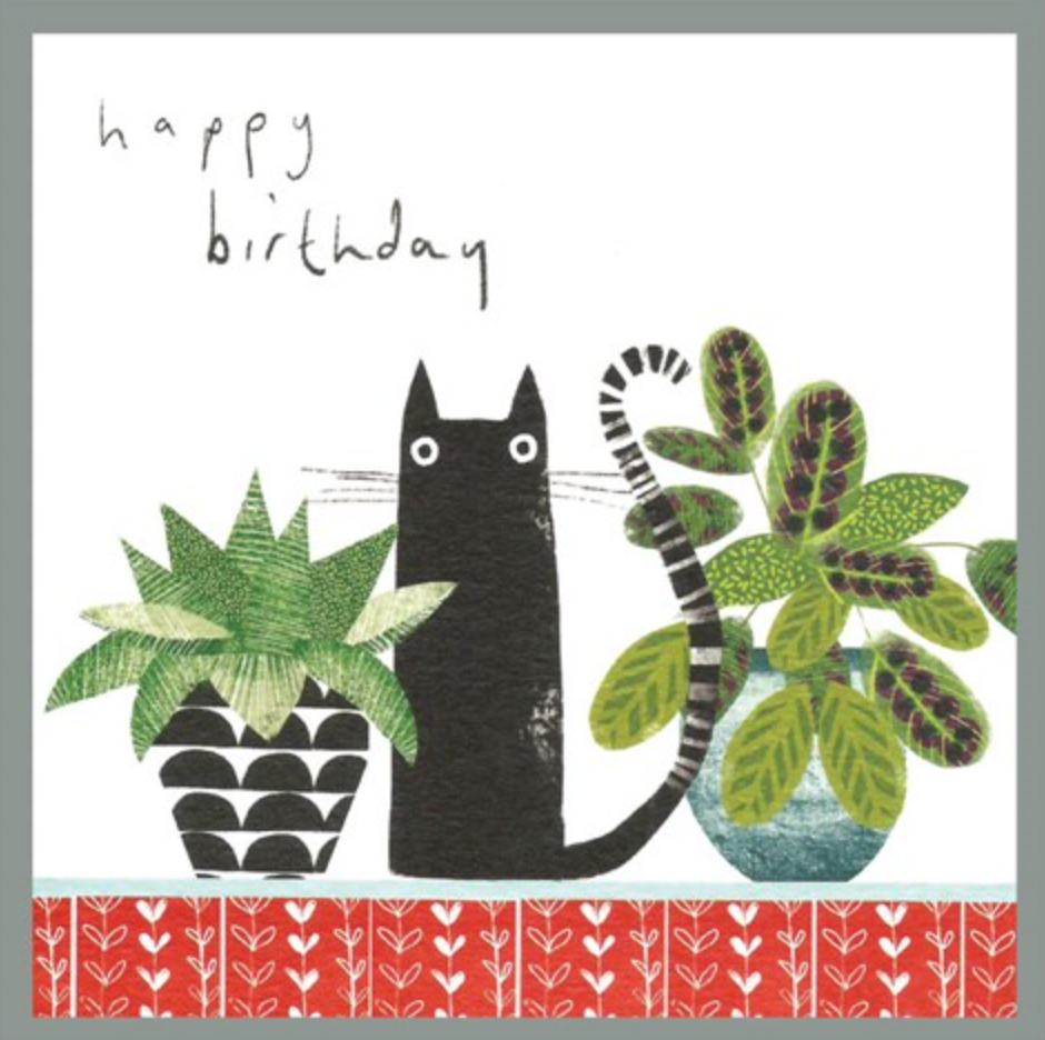Happy Birthday Plant Cat, Margo MG42