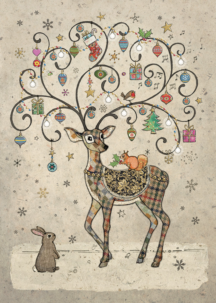 Deer Decorations (Five Cards) DC023