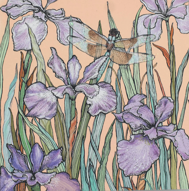 Dragonfly and Iris, In The Wild, TW82