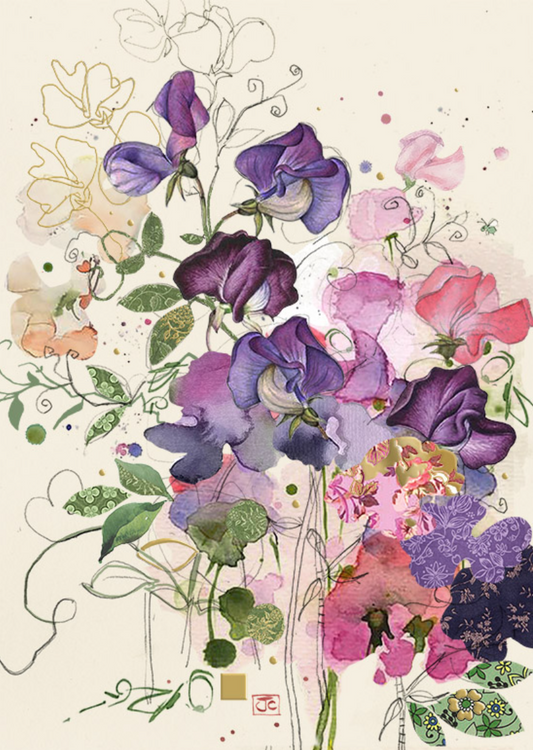 Sweet Peas by Jane Crowther B043