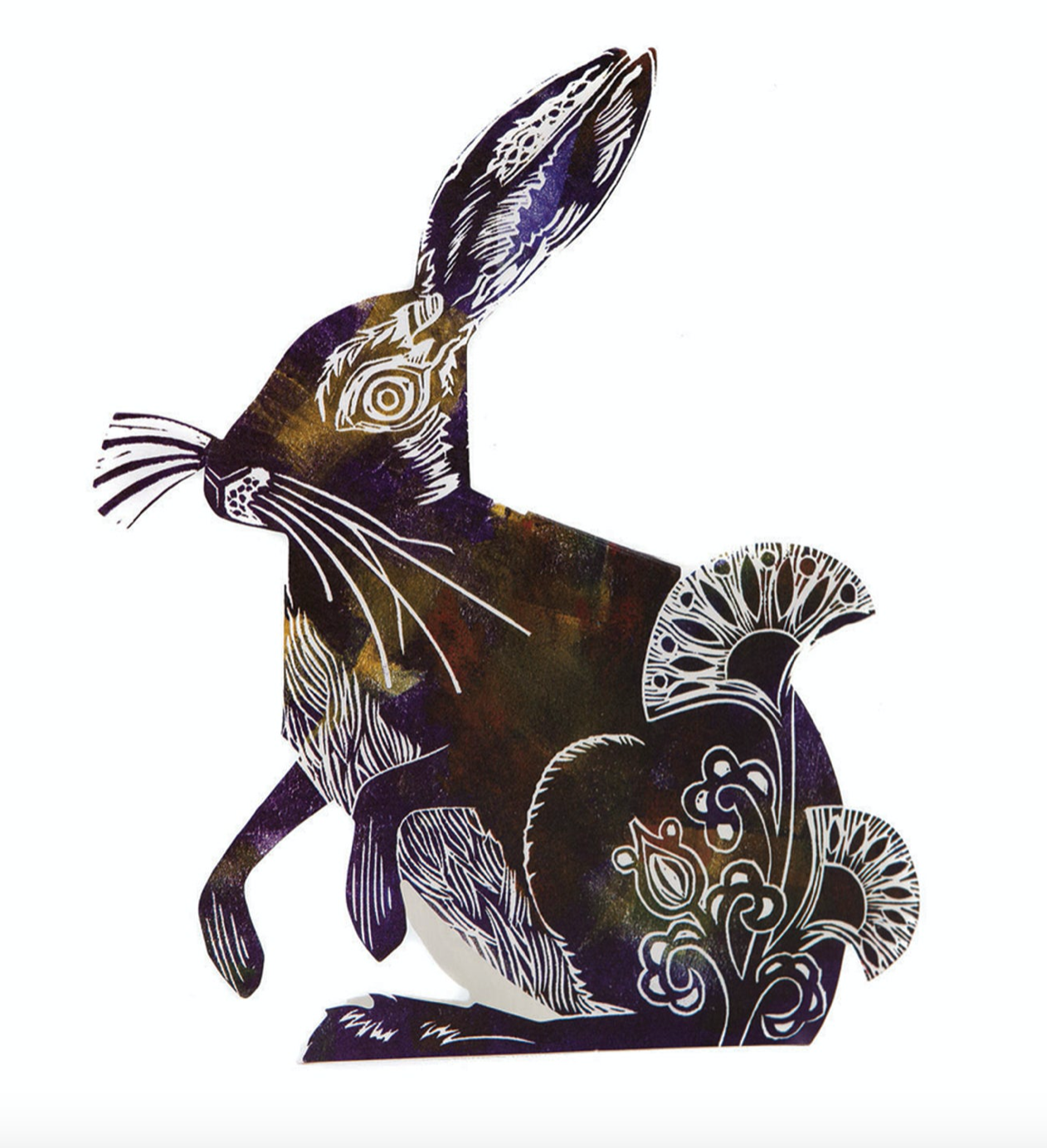 3D Hare by Printmaker Judy Lumley