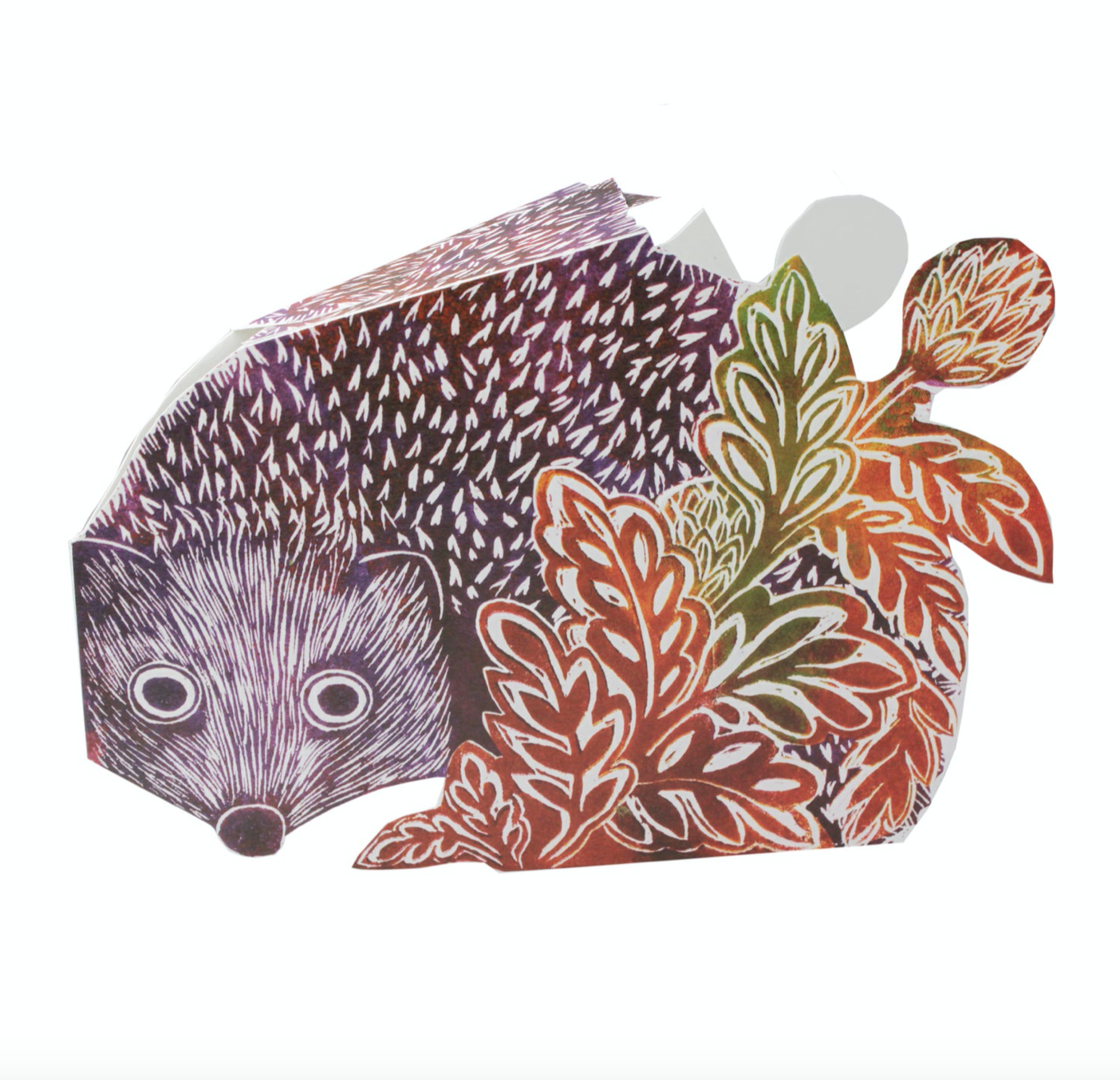 3D Hedgehog by Printmaker Judy Lumley