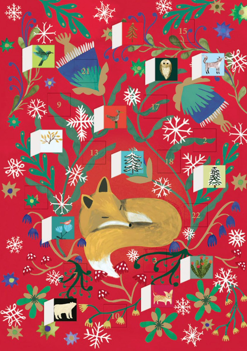 Lodestar Mini Advent Calendar Card by Katie Vernon ACC069