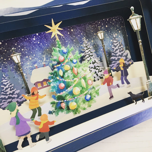 Message in a Bottle 3D Card - Christmas Tree XMIB010