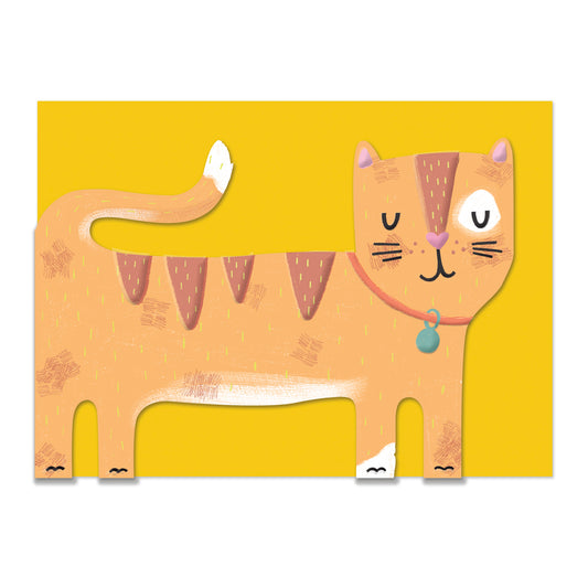Die Cut Ginger Cat, Pawsome PAW07
