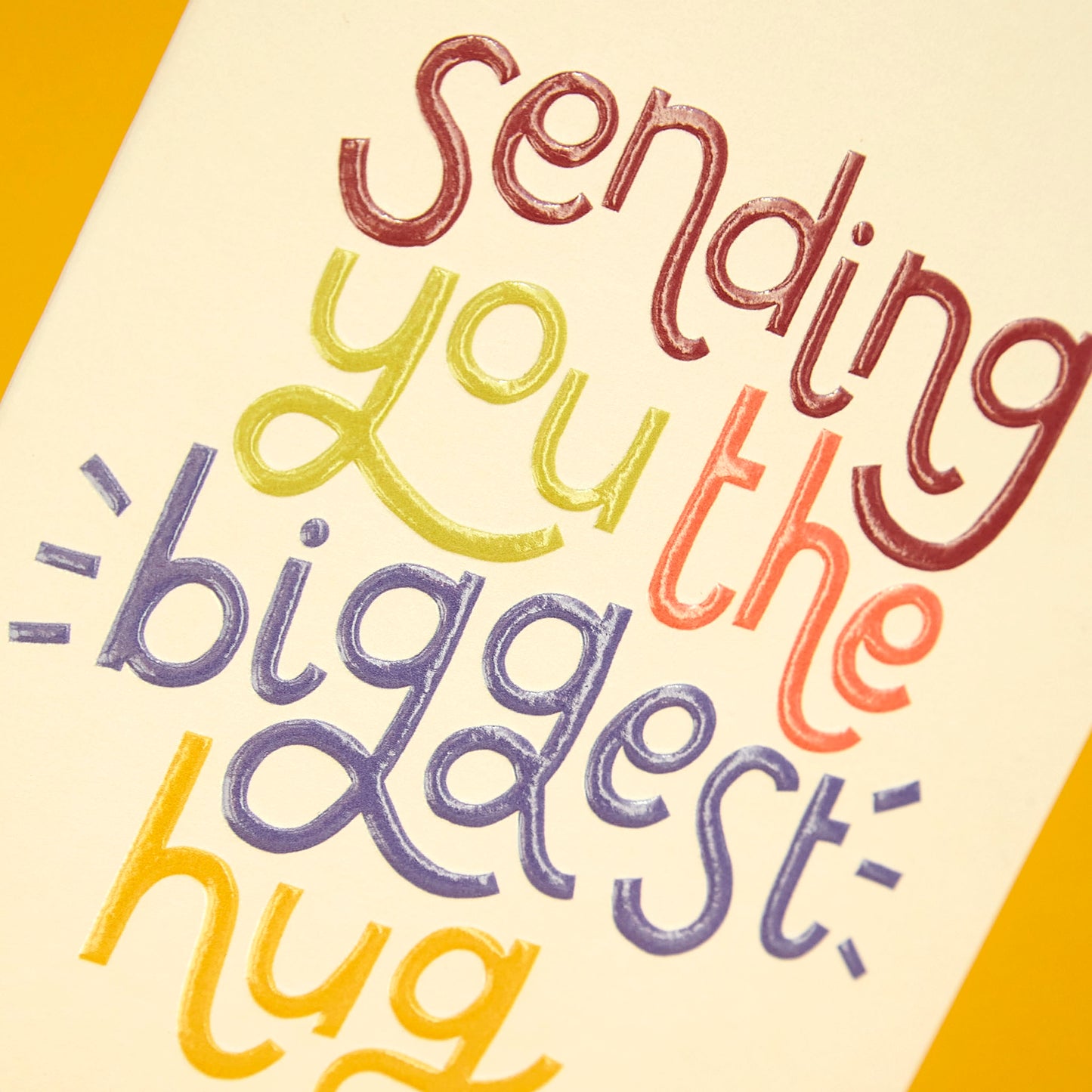 'Sending you the biggest hug', Good Vibes GDV44