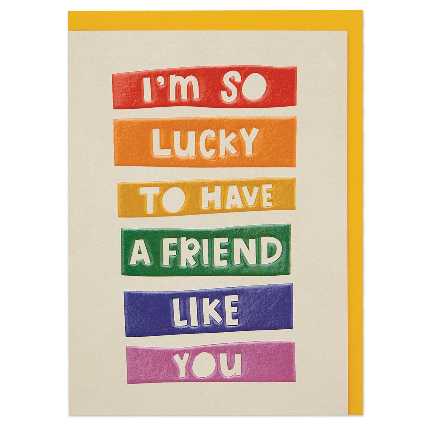 'So lucky to have a friend like you', Say What SAY05
