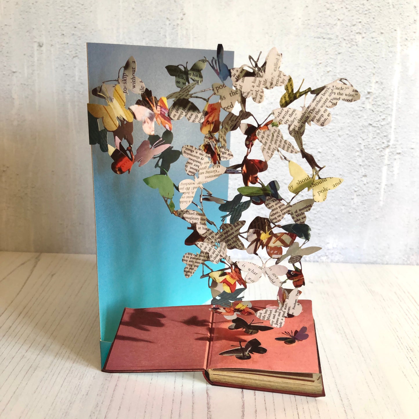 Butterflies - Scissors Paper Tree Lasercut Card GC2091
