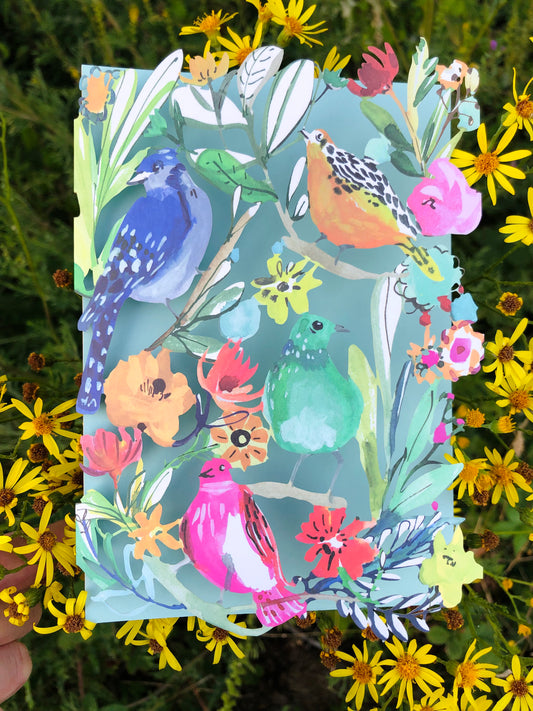Birdlife Lasercut Card, by Jennifer Orkin Lewis GC2198