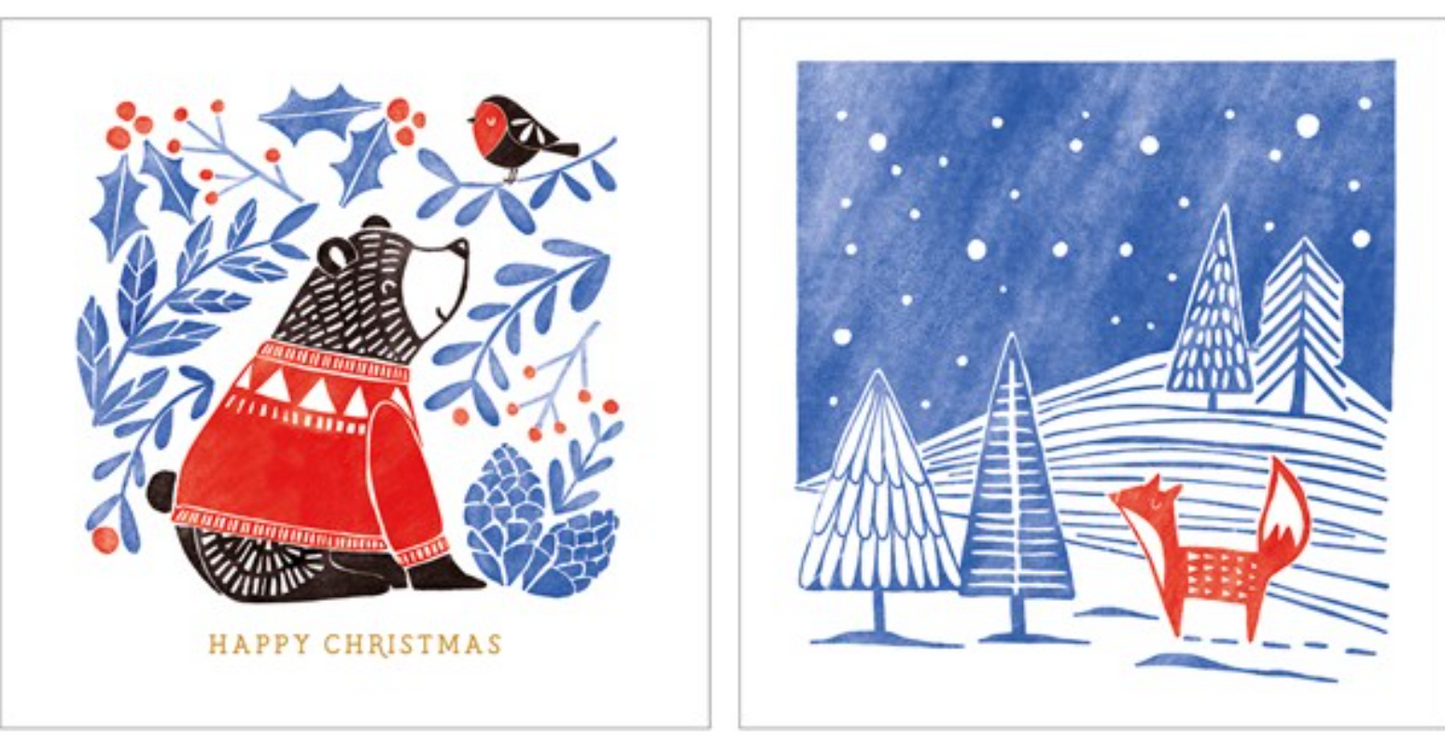 Nordic Christmas Pack (Ten Cards) WAX47