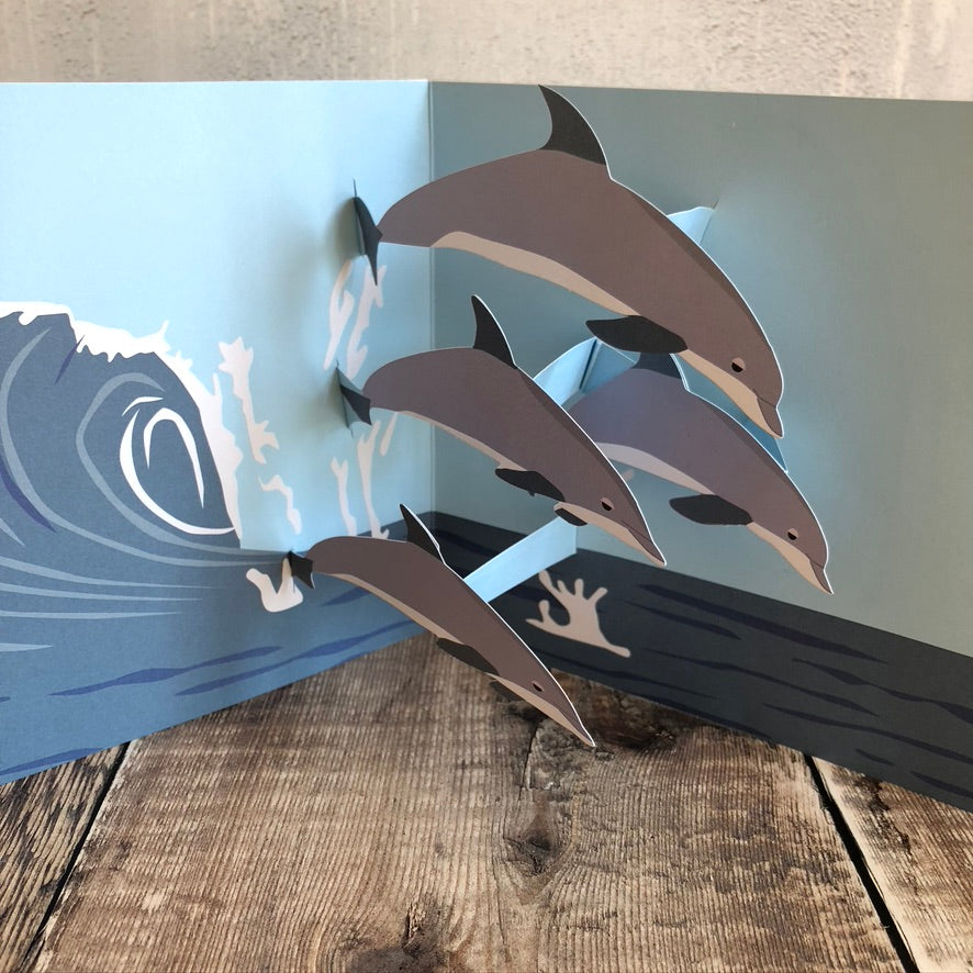 Pop Up 3D Dolphin Card by Two To Tango
