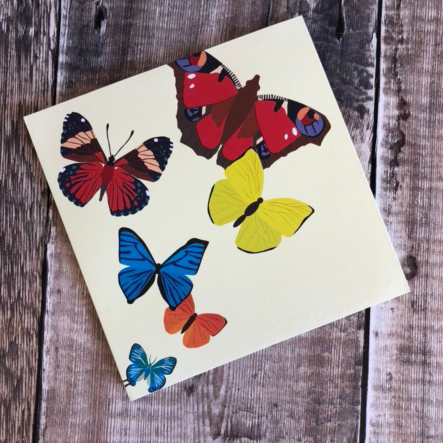 Pop Up 3D Kaleidoscope Butterfly Card